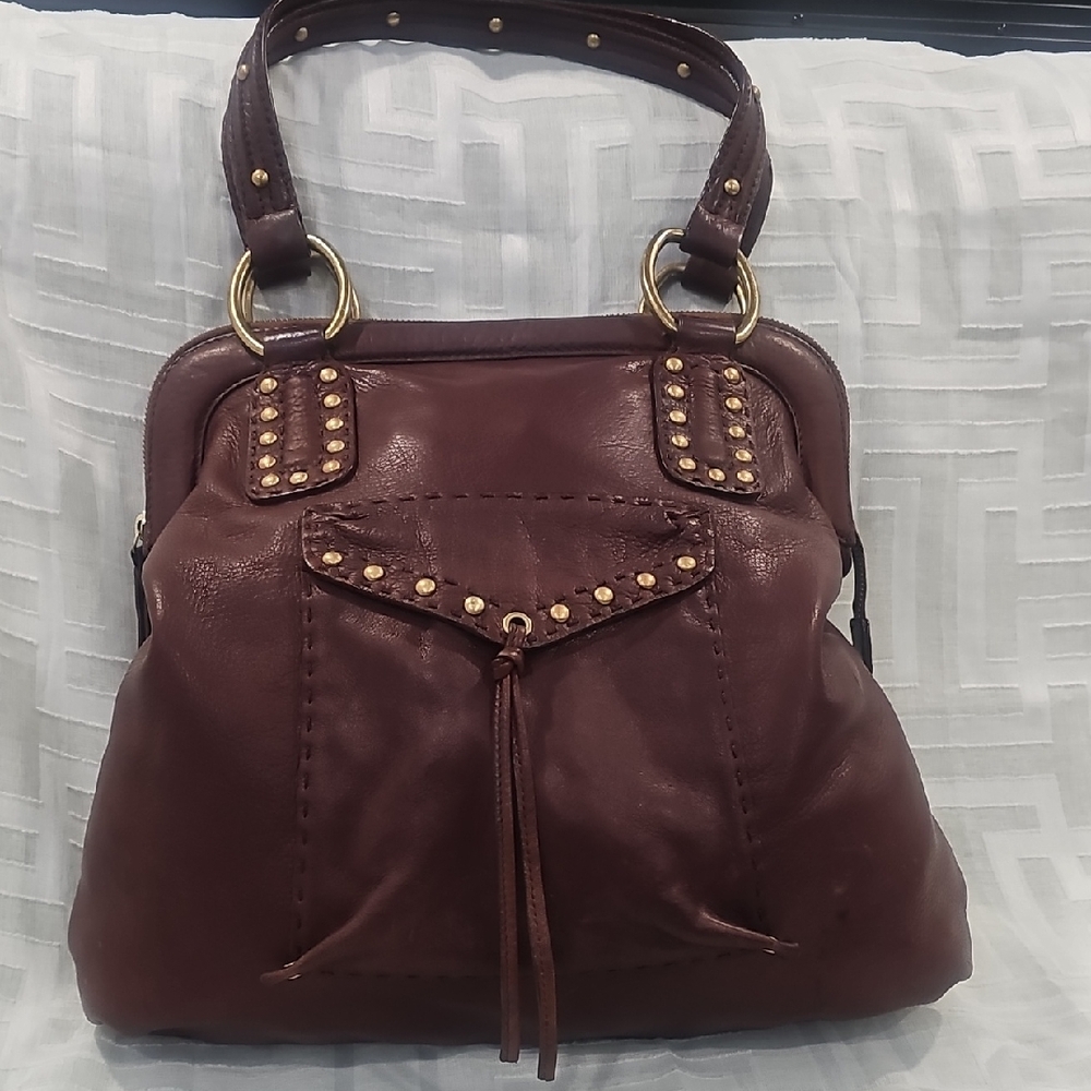 Via Spiga Vintage D.Brown Studded